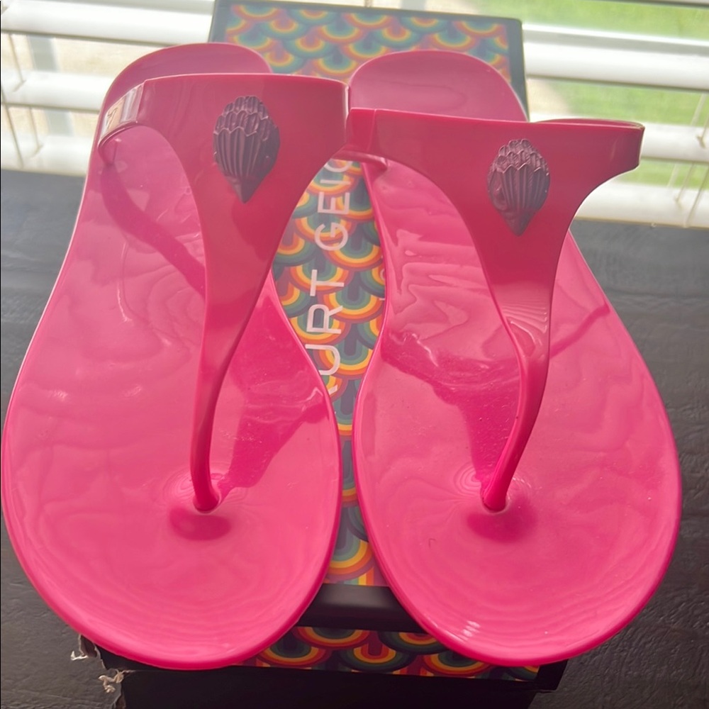 Pink Jelly Sandals - Picture 2 of 3